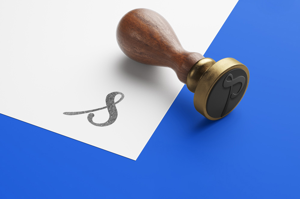 stamp S from Steph brand project